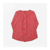 Edie Dot Top Volcano Red back