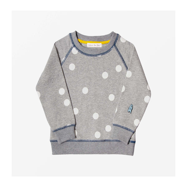 Grey polka clearance dot sweater