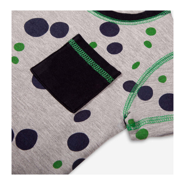 T-shirt George Boys Polka Dot - Gris - Taille 6-7 Ans - Coton