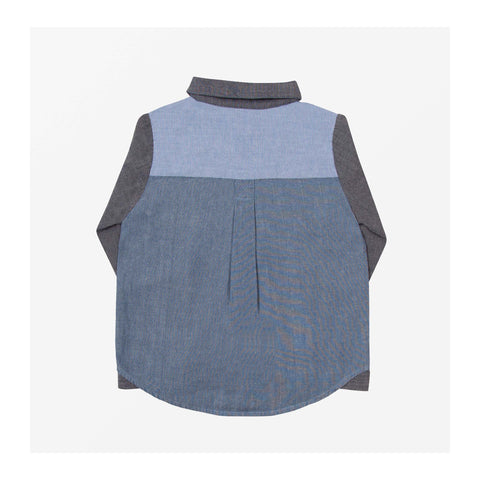 Chambray Patch Shirt back