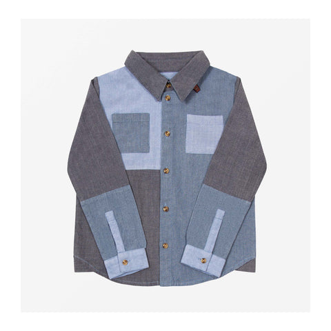 Chambray Patch Shirt front