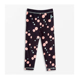 Puddle Spot Jersey Leggings Midnight Blue front