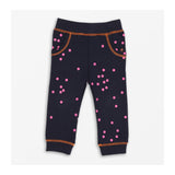 Speedy Dot Joggers - Navy Front